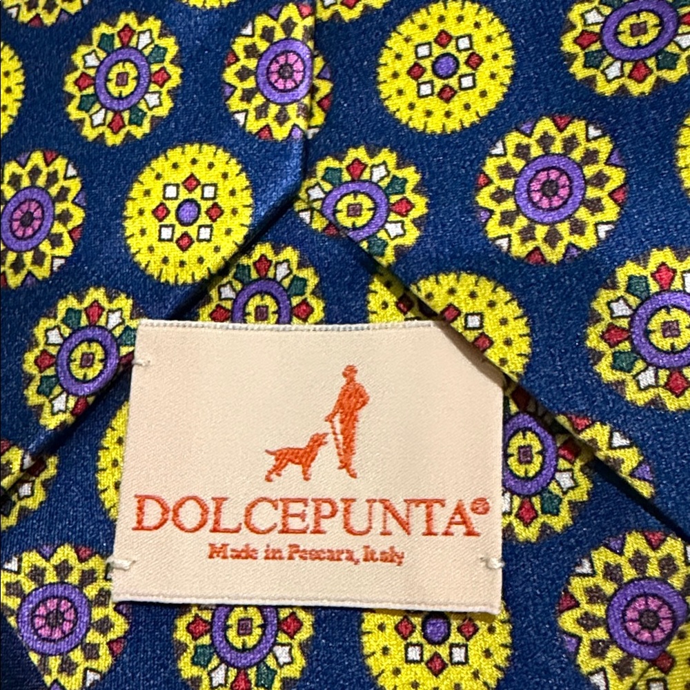 Dolcepunta set of 6 wardrobe Men's Designer Silk Ties - Multicolor - Picture 6 of 12